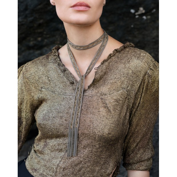 Marie Laure Chamorel ilgas kaklo papuošalas 